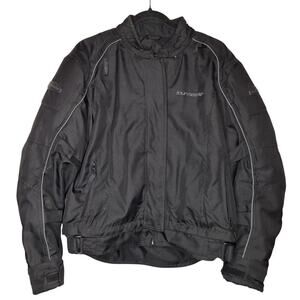 Tourmaster Flex Series 3 Motorcycle Jacket Women's Medium 10 / 12 Black